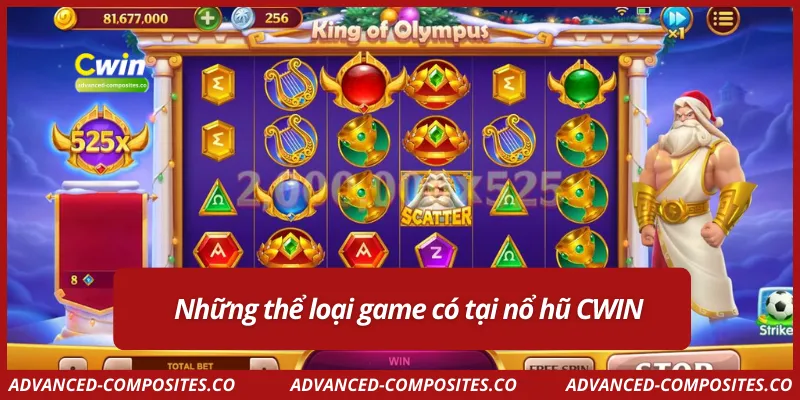 Những thể loại game có tại nổ hũ CWIN